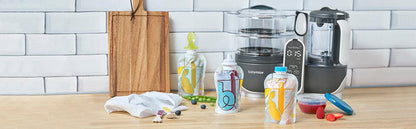 Babymoov Wiederverwendbare Quetschbeutel FOODI – Starterset – Porridge – MamaMilla