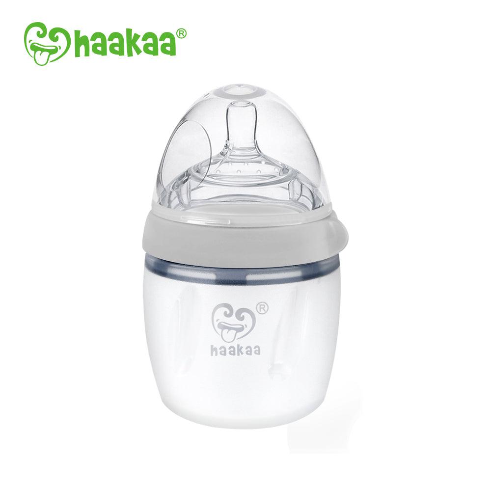 Haakaa Milchpumpe mit Flasche – 160 ml – Milchpumpe – MamaMilla