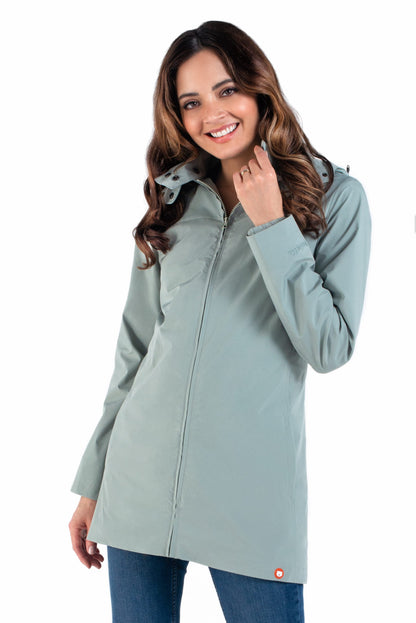 Wombat &amp; Co. NUMBAT 4-in-1 Übergangsjacke für Schwangere/Tragejacke – Mintgrün – Tragejacke – MamaMilla