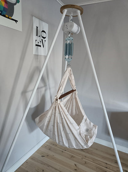 MamaMilla Sling-Wiege – Rosenfedern – Sling-Wiege – MamaMilla