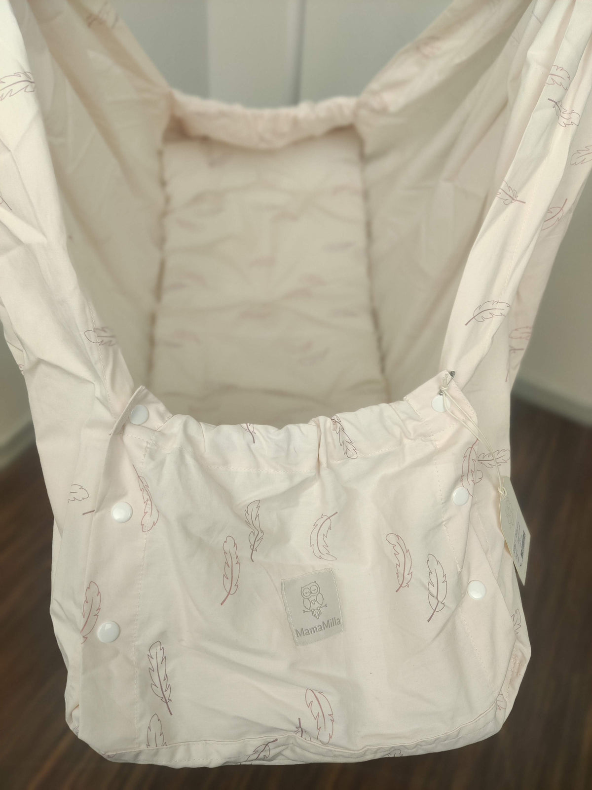 MamaMilla Sling-Wiege – Rosenfedern – Sling-Wiege – MamaMilla