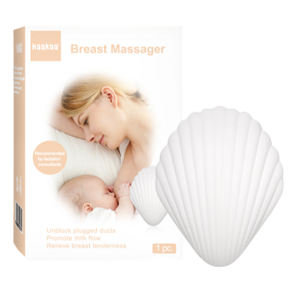 Haakaa-Silikonvibrator für verstopfte Milchgänge und Mastitis - Vibrator - MamaMilla