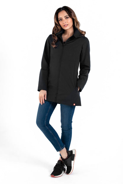 Wombat &amp; Co. NUMBAT 4-in-1 Übergangsjacke für Schwangere/Tragejacke – Schwarz – Tragejacke – MamaMilla