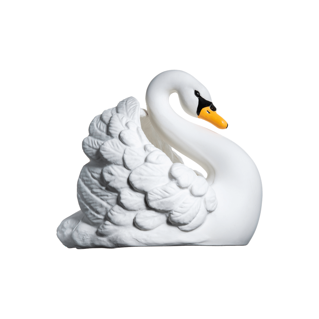 Natruba Badespielzeug aus Naturkautschuk – Schwan – Groß – Badespielzeug – MamaMilla