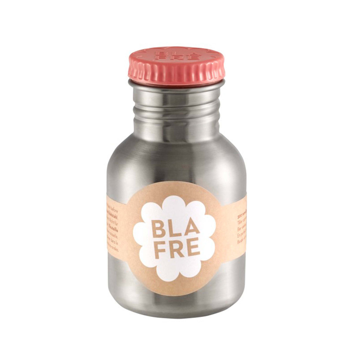 BLAFRE Trinkflasche aus Edelstahl – 300 ml – Pink – Trinkflasche aus Stahl – MamaMilla