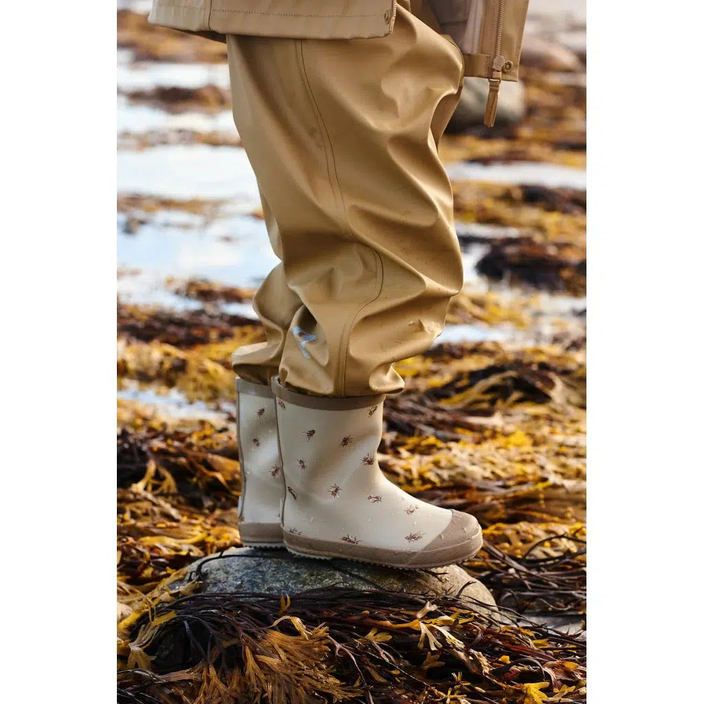 Weizenbedruckte Muddy-Gummistiefel - Gravel Bumblebee - Gummistiefel - MamaMilla