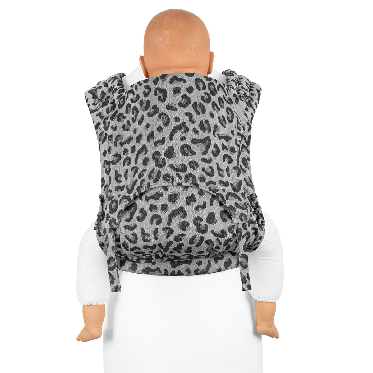 Fidella FlyClick Babytrage – Leopard Silver – Kleinkind – Babytrage – MamaMilla