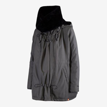Wombat &amp; Co. WALLABY 4-in-1-Winterjacke für Schwangere/Tragejacke – Grau – Tragejacke – MamaMilla