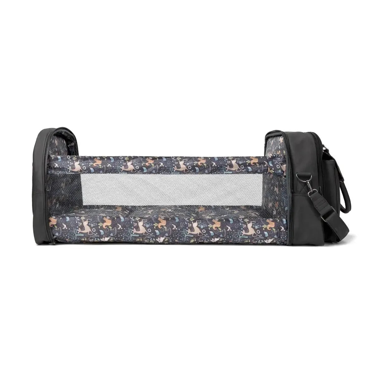 Bizzi Growin POD Wickeltasche und Reisebett – Schwarz – Wickeltasche – MamaMilla