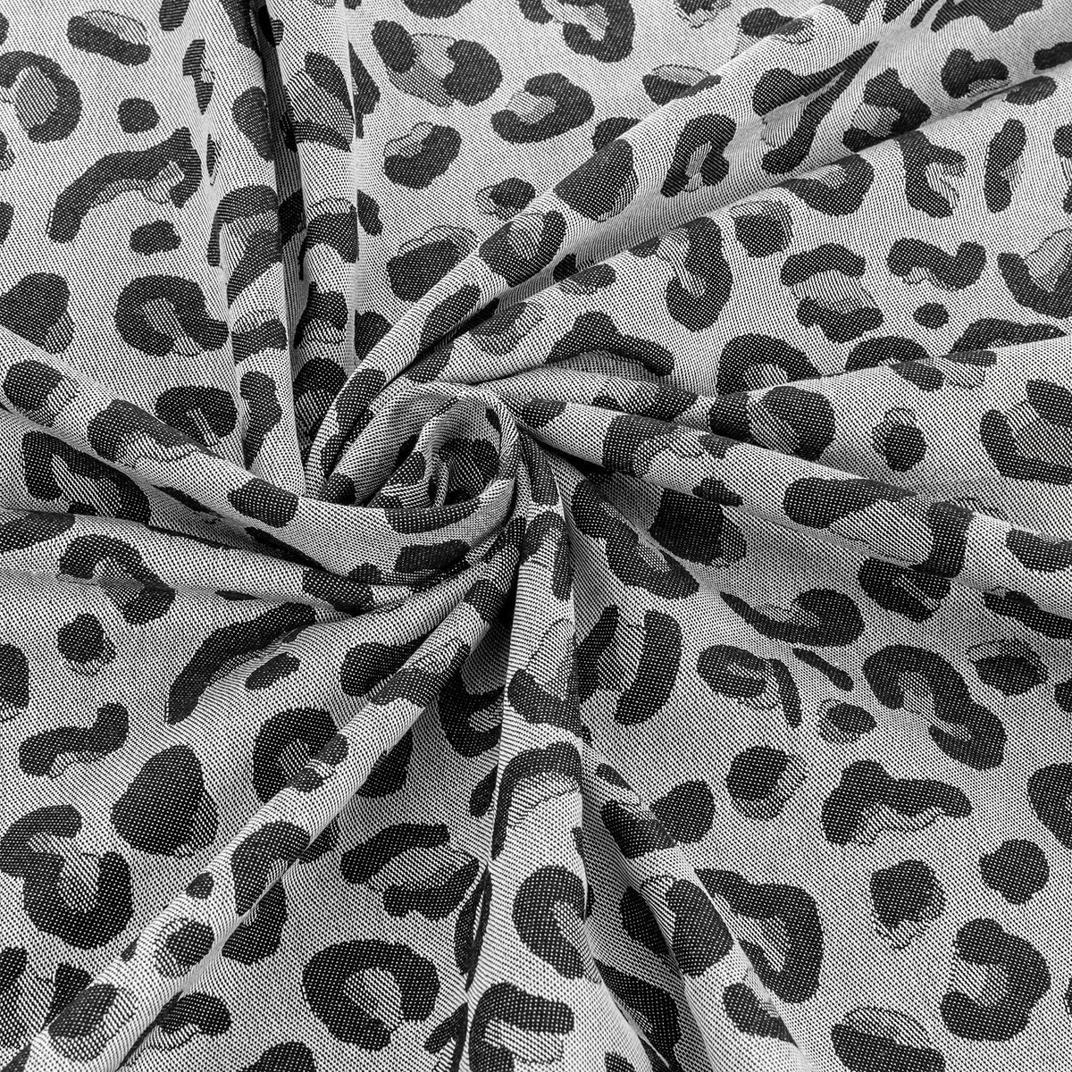 Fidella Festes Wickeltuch (6) – Leopard Silver – Wickeltuch – MamaMilla