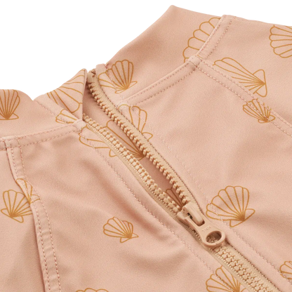 Liewood Baby-Badeanzug mit langen Ärmeln – Maxime-Badeanzug – Muschel / Pale Tuscany – Bademode – MamaMilla