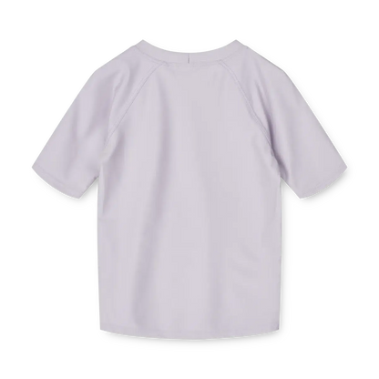 Liewood UV-Trikot – Noah Shortsleeve Swim – Misty Lilac – Bademode – MamaMilla