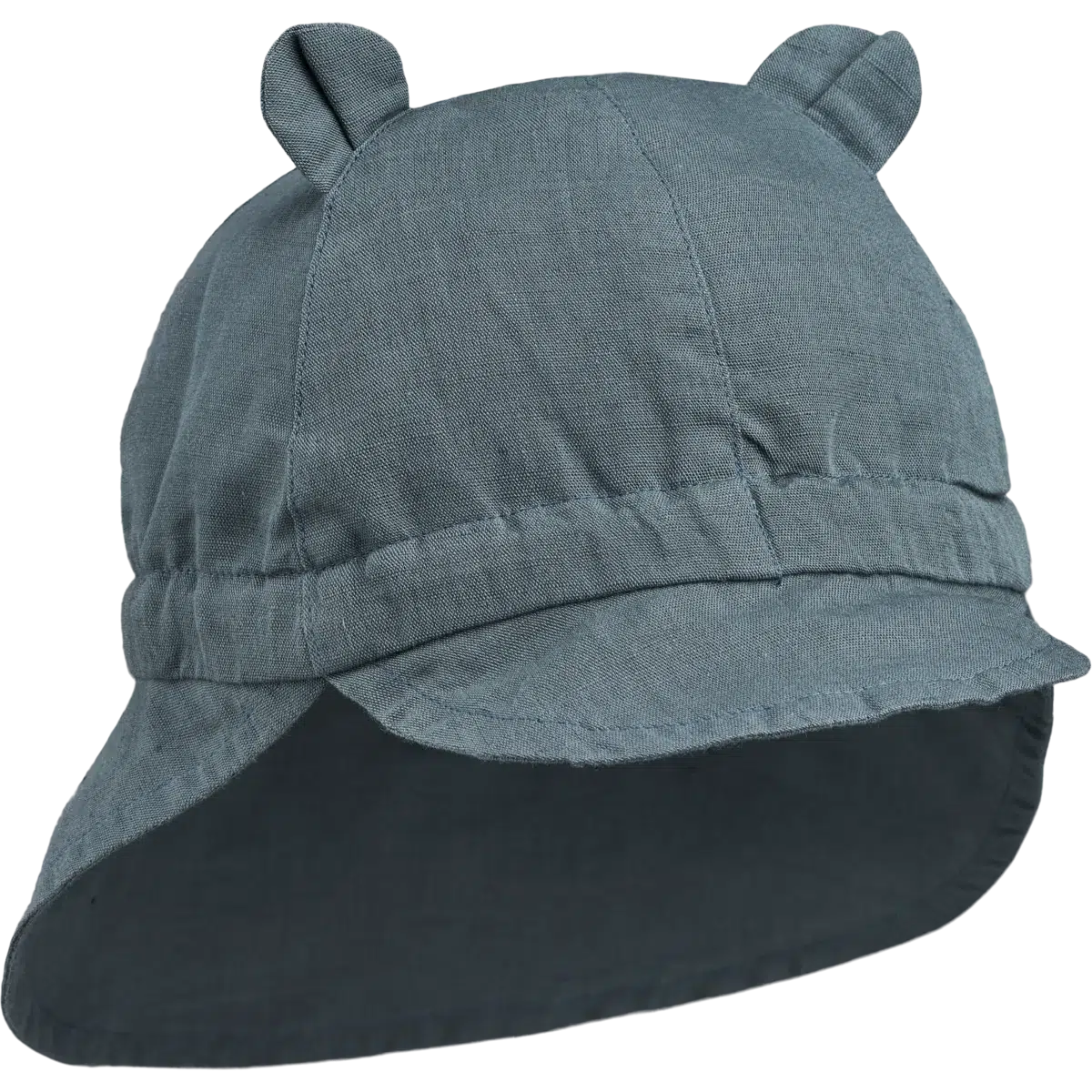 Liewood Sonnenhut mit Schirm und Ohr – Gorm – Walblau – Sonnenhut – MamaMilla