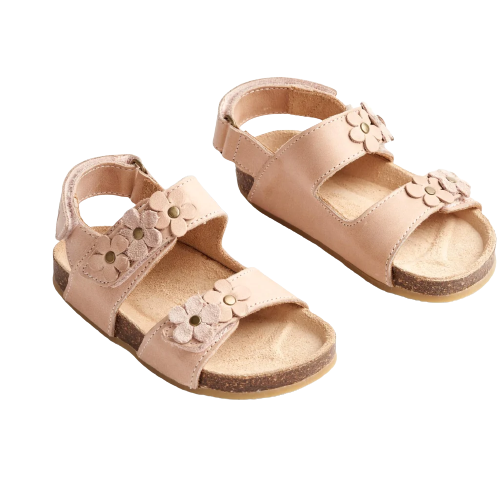 Wheat Clare Flowers Sandale – Beige Rose – Sandale – MamaMilla