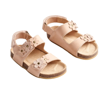 Wheat Clare Flowers Sandale – Beige Rose – Sandale – MamaMilla
