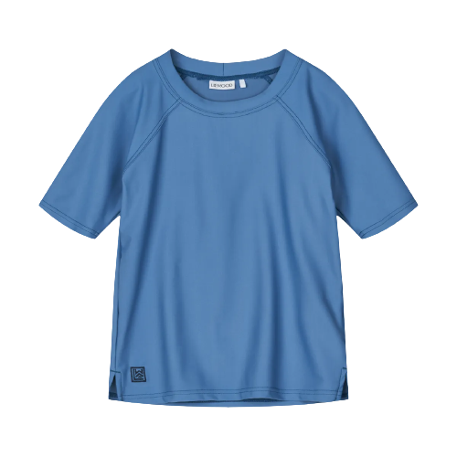 Liewood UV-Shirt – Noah Shortsleeve Swim – Riverside – Bademode – MamaMilla