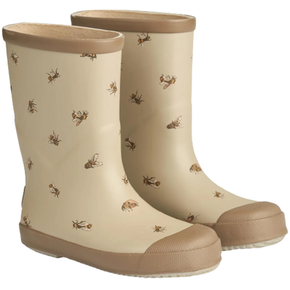 Weizenbedruckte Muddy-Gummistiefel - Gravel Bumblebee - Gummistiefel - MamaMilla