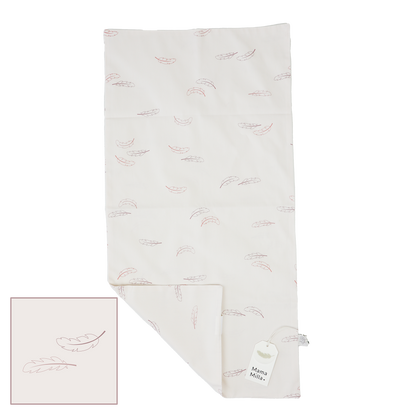MamaMilla Bettlaken für Babynest – Rosenfedern – Bettlaken für Babynest – MamaMilla