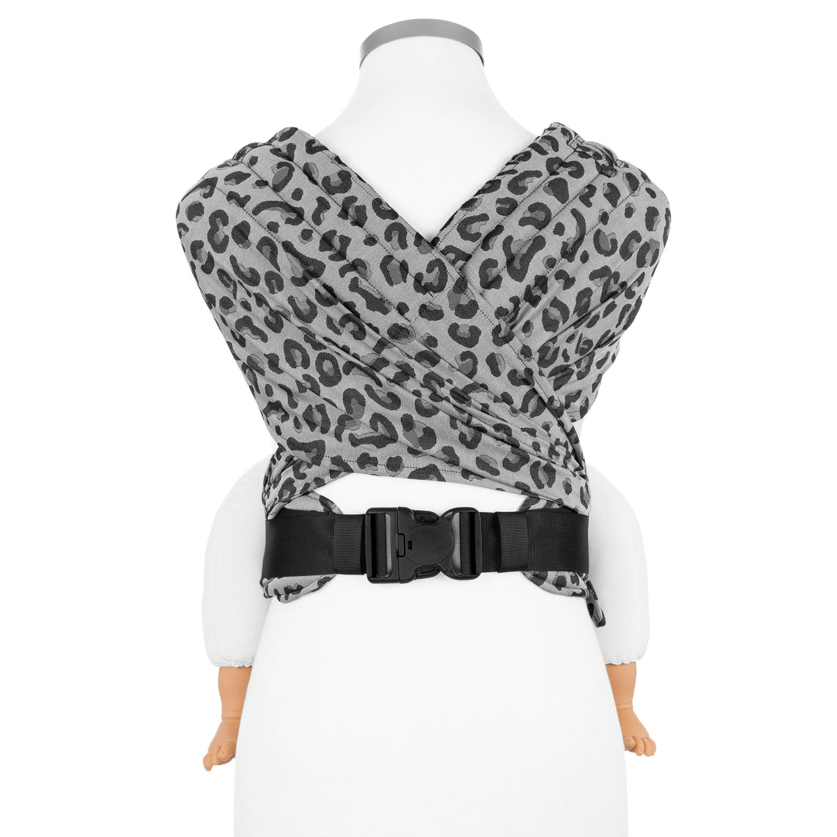 Fidella FlyClick Babytrage – Leopard Silver – Kleinkind – Babytrage – MamaMilla