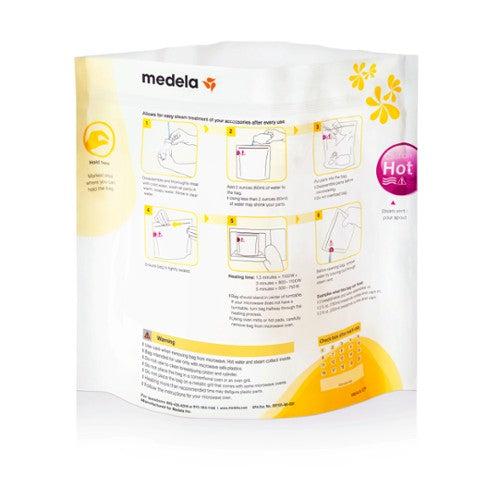 Medela – Quick Clean Beutel zur Sterilisation in der Mikrowelle – Flaschenbaby – MamaMilla