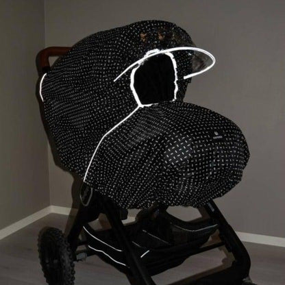 EasyGrow Regenschutz für den Kinderwagen – Stroke – Regenschutz Einzelkinderwagen – MamaMilla