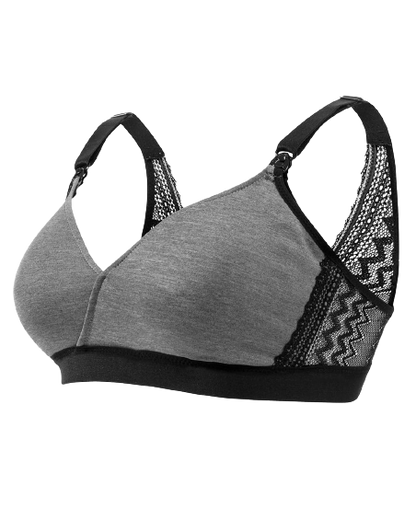 Cache Coeur Still-BH – Serena – Grau – Stillkleidung – MamaMilla
