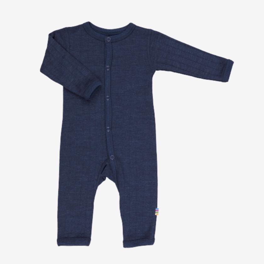 Joha-Overall aus Wolle und Seide – Dunkelblau – Overall – MamaMilla
