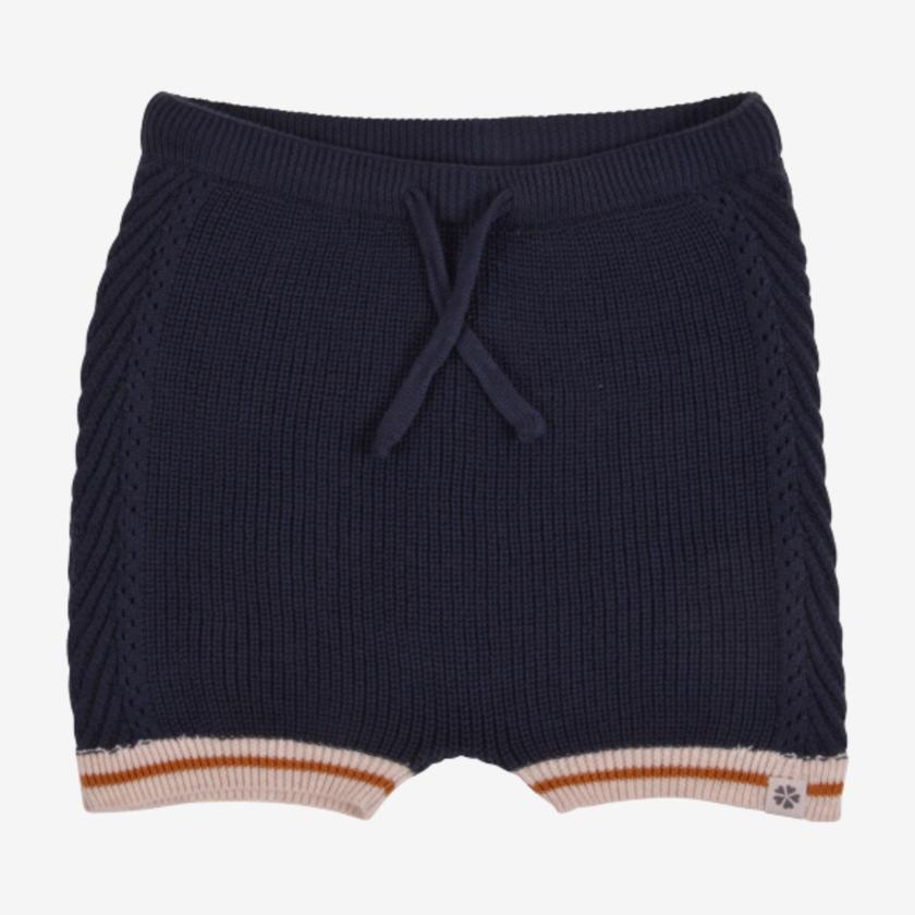 PAPFAR Gestrickte Shorts - Blue Nights - Hosen - MamaMilla