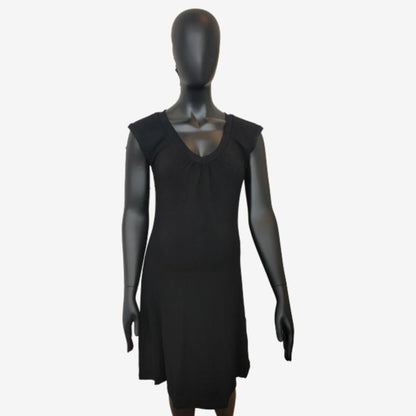 Joha Basic-Kleid aus Bambus-Viskose – Schwarz – Umstandsmode – MamaMilla