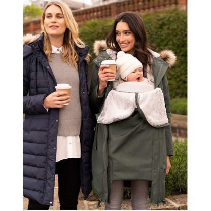 Seraphine Warte- und Tragejacke 3-in-1 – Valetta – Khaki – Tragejacke – MamaMilla