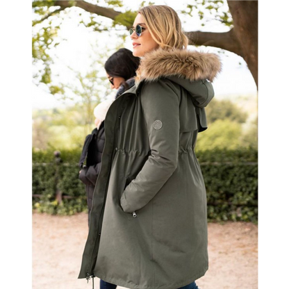 Seraphine Warte- und Tragejacke 3-in-1 – Valetta – Khaki – Tragejacke – MamaMilla