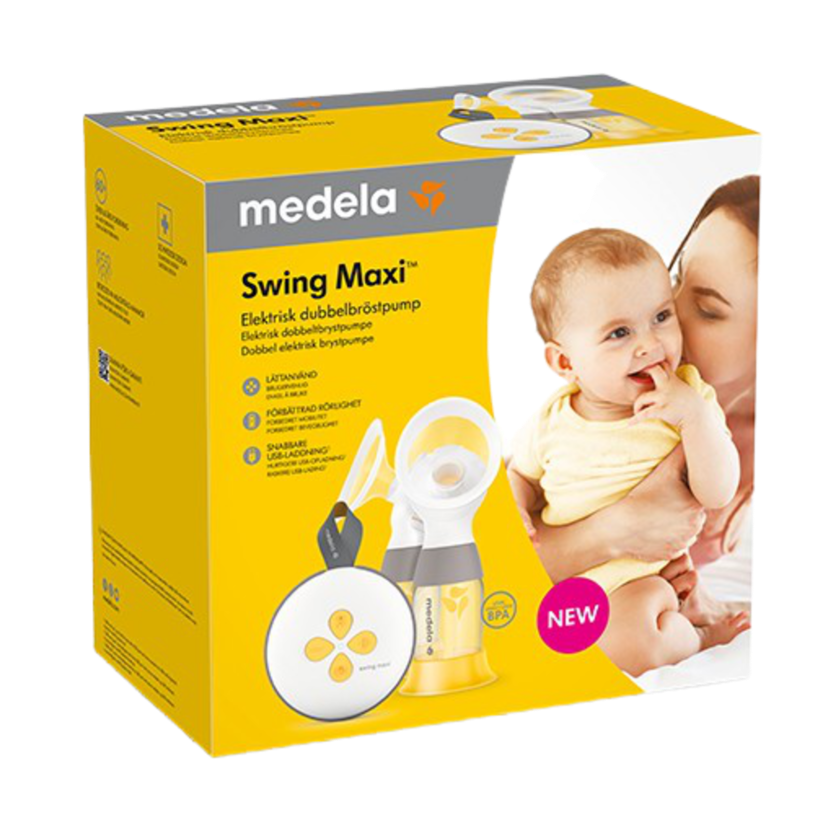 Medela - Swing Maxi - Elektronische Doppelmilchpumpe - Elektrische Milchpumpe - MamaMilla
