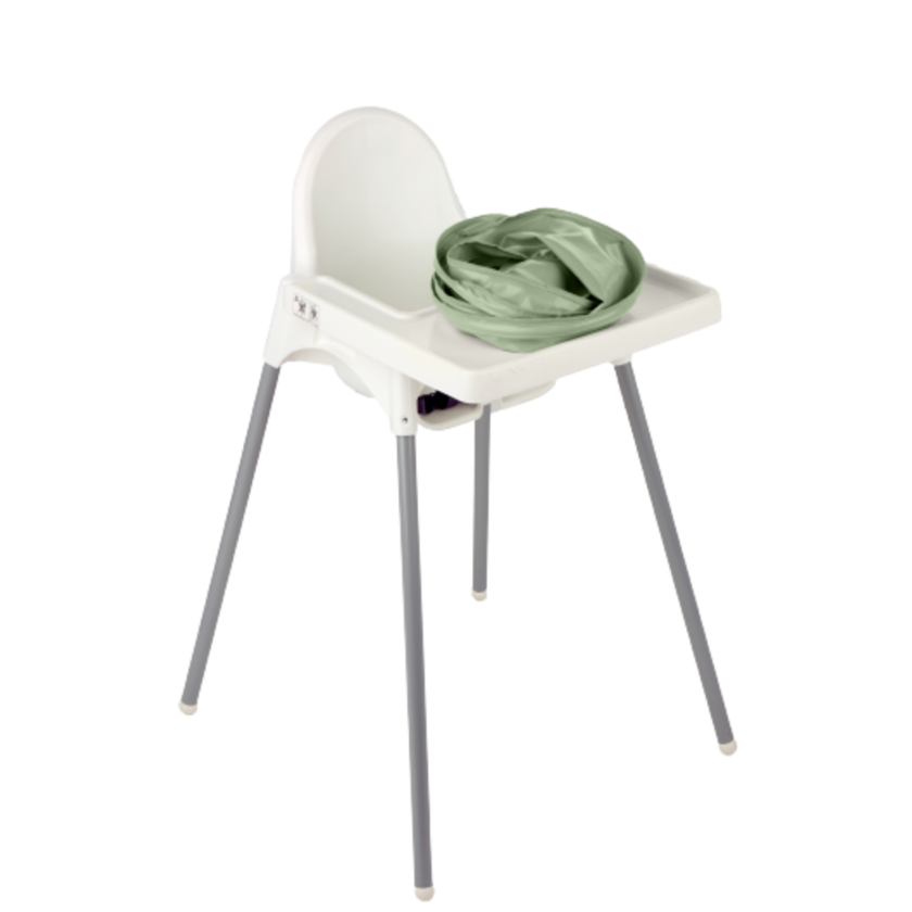 Tidy Tot Lätzchen und Tablett – SET – Salbeigemüse – Lätzchen mit Ärmeln – MamaMilla