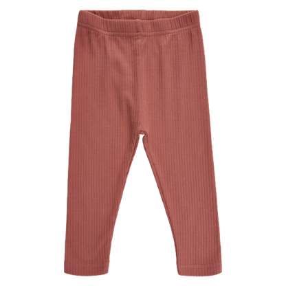 Soft Gallery Paula Ripp-Leggings – Brick Dust – Hose – MamaMilla