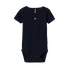 Name it Body aus Rippstrick mit kurzen Ärmeln – Kab – Dark Sapphire – Body – MamaMilla