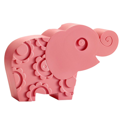 BLAFRE Lunchbox mit 2 Fächern – Elefant – Rosa – Lunchbox – MamaMilla