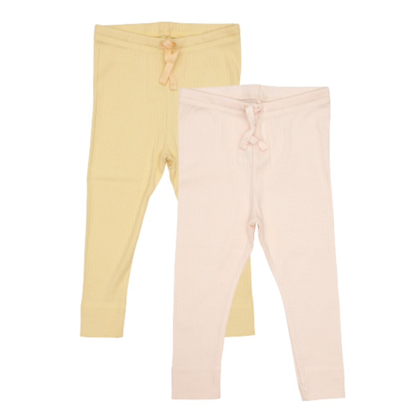 Copenhagen Colors 2er-Pack Leggings – Gelb / Zartrosa – Leggings – MamaMilla