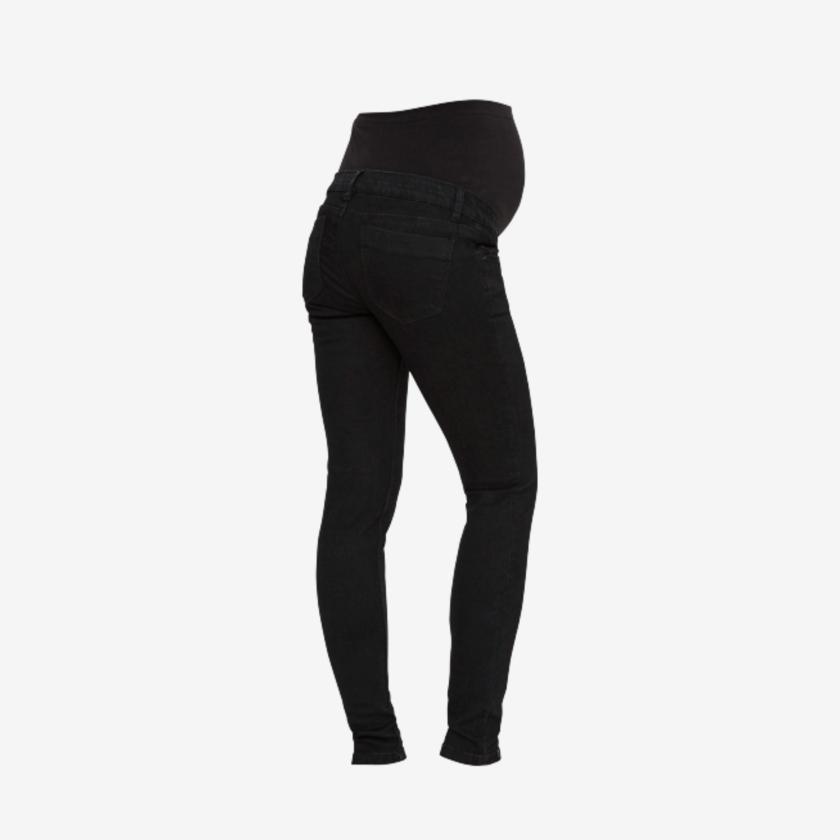 Mamalicious Slim-Fit-Umstandsjeans – Schwarz – Umstandsmode – MamaMilla
