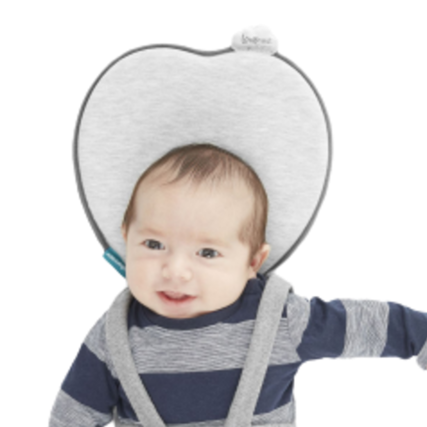 Babymoov Ergonomisches Babykissen (Lovenest) – Grau (0–4 m) – Baby-Kopfkissen – MamaMilla