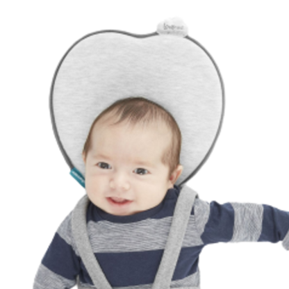 Babymoov Ergonomisches Babykissen (Lovenest) – Grau (0–4 m) – Baby-Kopfkissen – MamaMilla