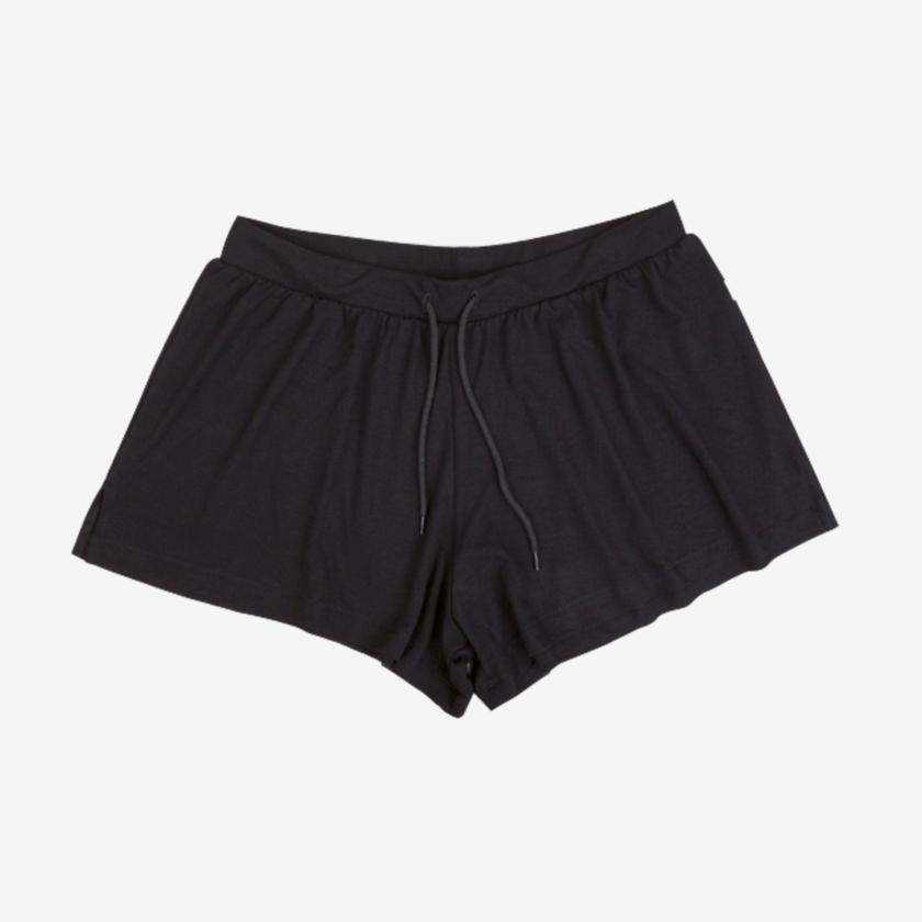 Joha-Shorts aus Bambus-Viskose – Schwarz – Umstandsmode – MamaMilla